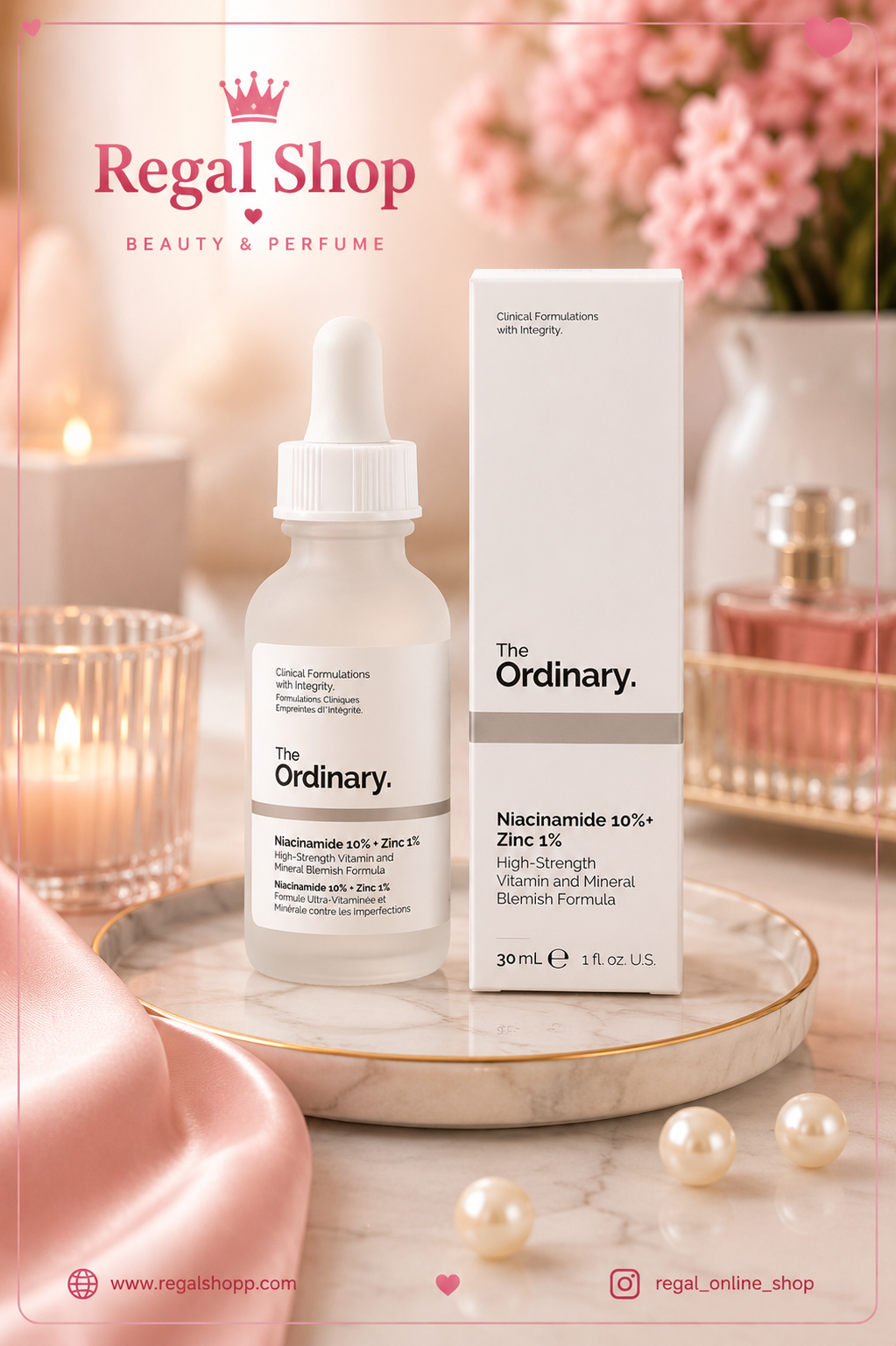 سرم اوردینری نیاسینامید و زینک ORDINARY NIACINAMID/ZINC