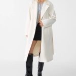 پالتو کرم برند stradivarius