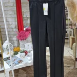 شلوار چرم مشکی ZARA