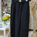 شلوار مشکی ترک کمربند دار برند BISOU