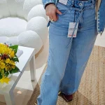 شلوار جین ابی روشن برند LEFIES