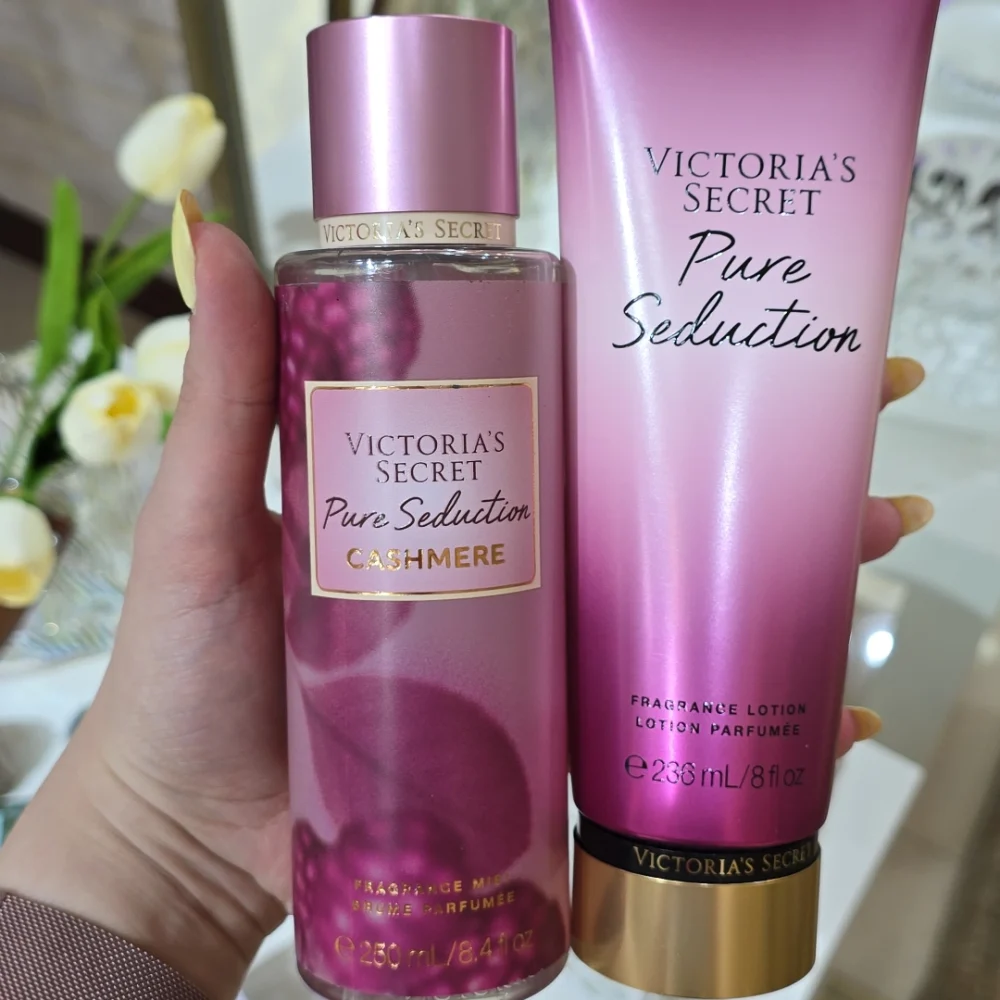 بادی اسپلش کشمیر+لوسیون ویکتوریا سکرت رایحه pure seduction