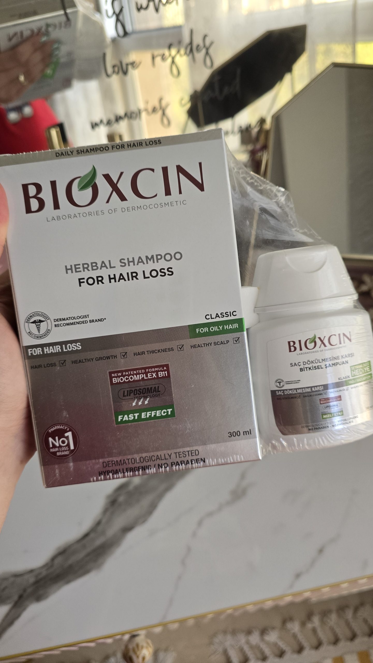 20250825_172323 شامپو بیوکسین سفید/ضدریزش موهای چرب - Image 1