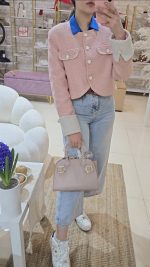کراپ کت صورتی شنل ترک برند sateen - Image 3