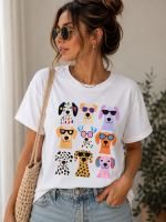 تیشرت ترک طرح funny dogs