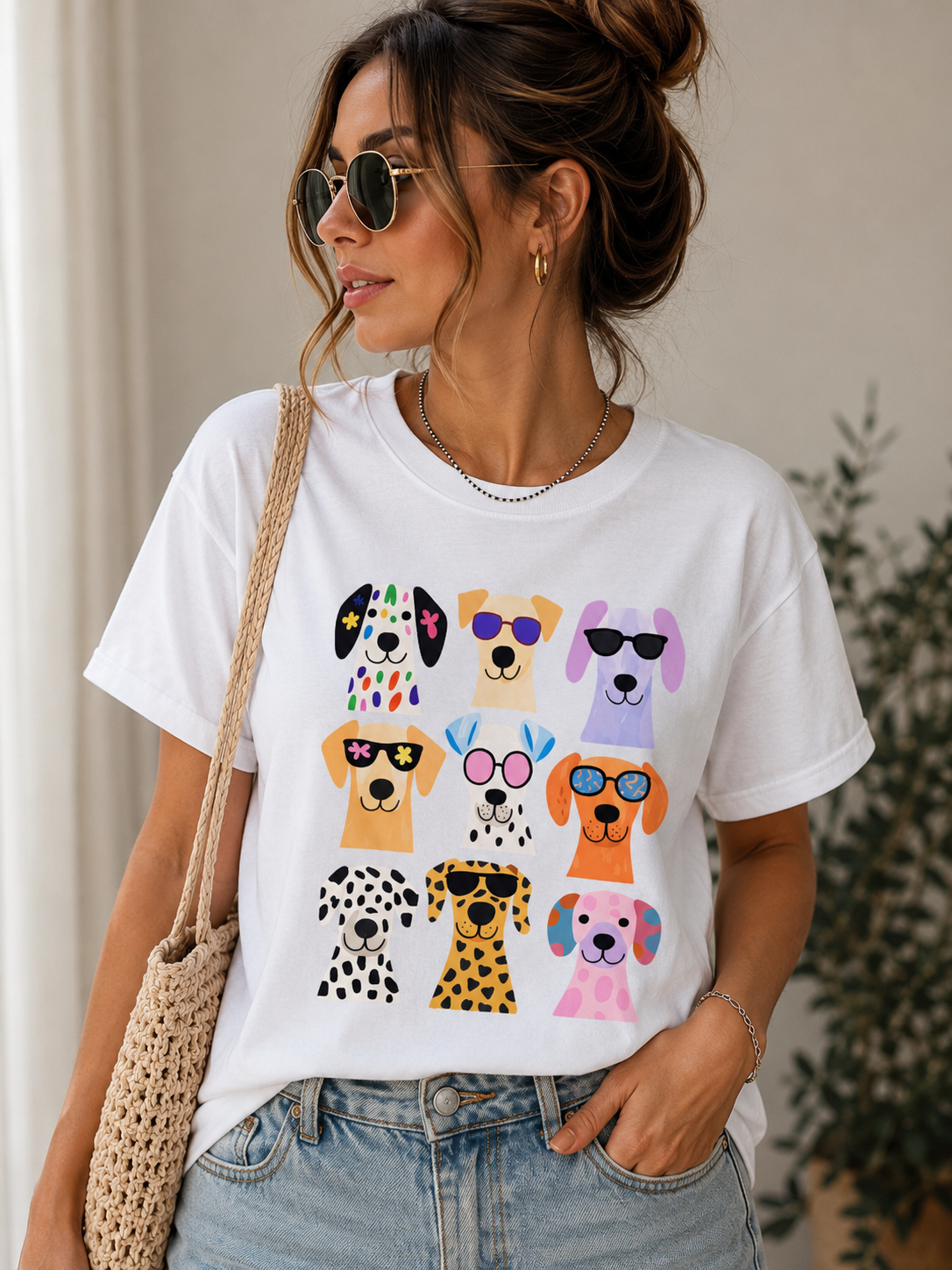 تیشرت ترک طرح funny dogs