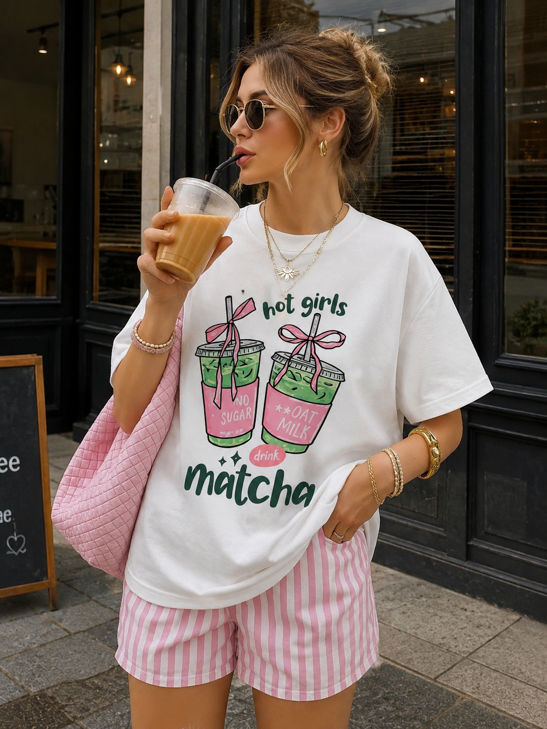 تیشرت ترک طرح matcha