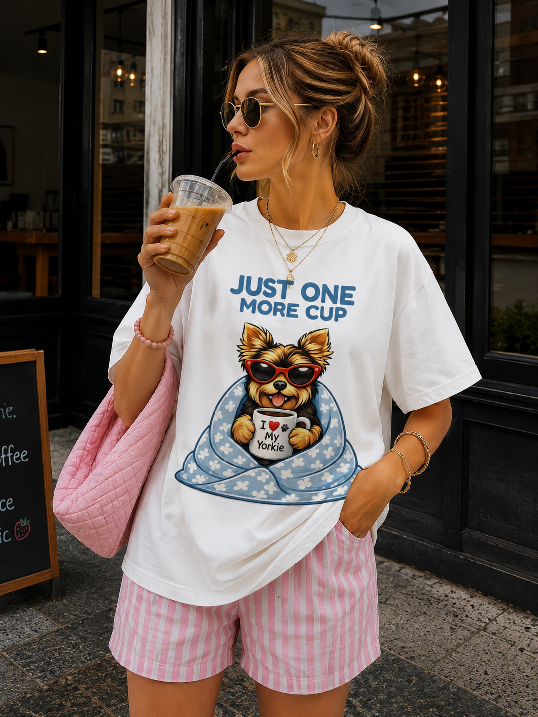 تیشرت ترک طرح more cup