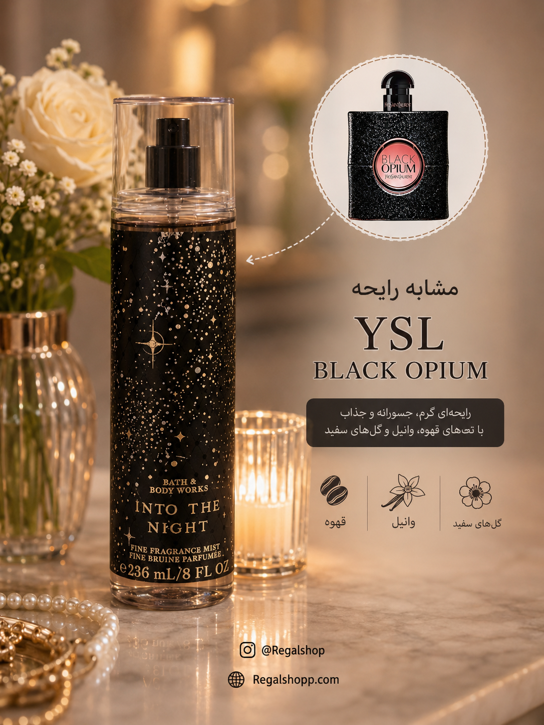 بادی اسپلش بث اند بادی رایحه into the night