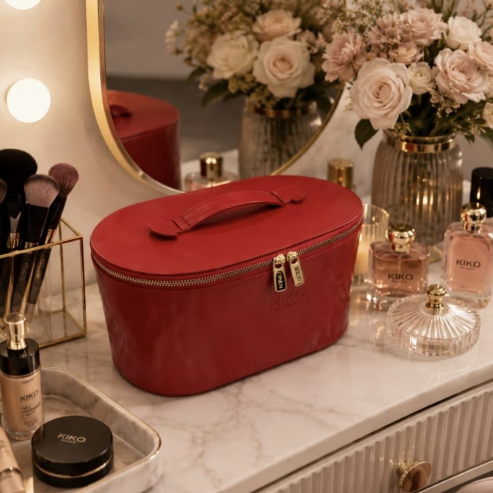 کیف آرایش قرمز کیکو kiko
